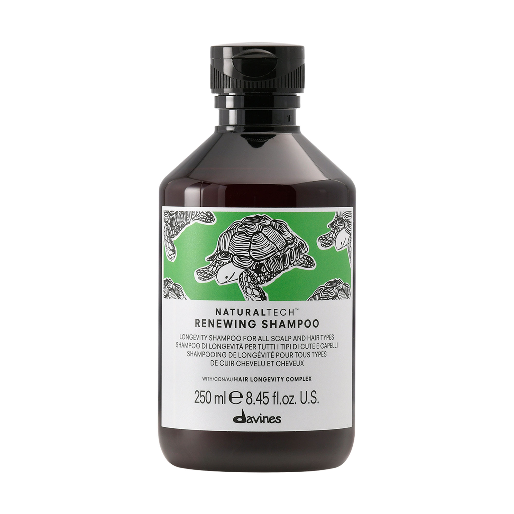 Безсульфатний відновлювальний шампунь Davines Naturaltech Renewing Shampoo для всіх типів волосся та шкіри голови, 250 мл